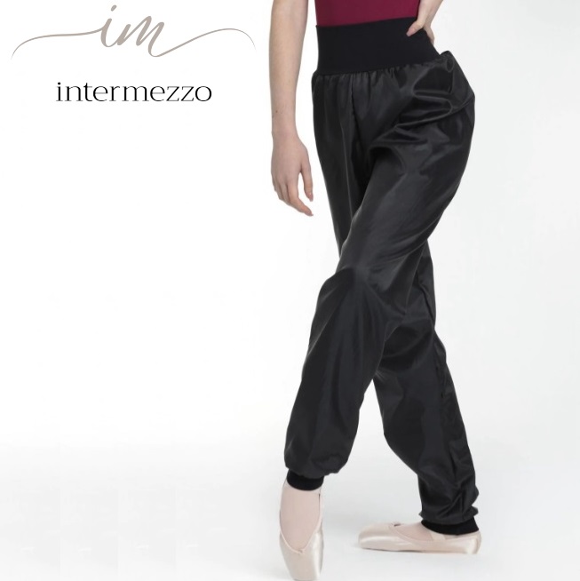 【Intermezzo/インテルメッゾ】<br>バレエ  ロングパンツ  サウナパンツ  黒  紺