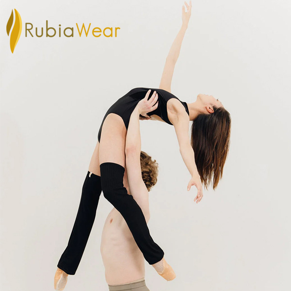 【 Rubia Wear/ルビアウェア 】<br>バレエ  レッグウォーマー   SOMBRA（黒) 